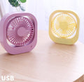 USB Desk Fan Portable Desktop Table Fan With 2 Speed 180 Rotation Adjustable Strong Wind Quiet Mini Fan For Office Household